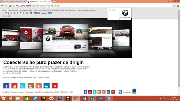 BMW lança site exclusivo para smartphones e tablets