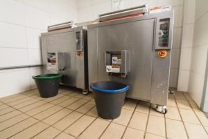 Área de compostagem na fábrica da GM