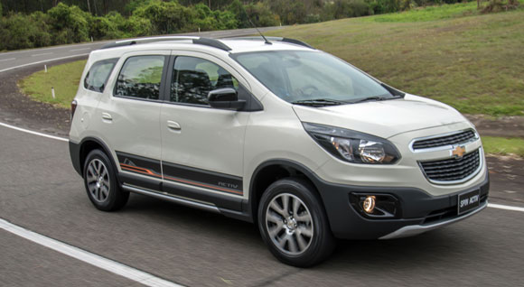 Chevrolet lança aventureiro Spin Activ com motor 1.8L e câmbio de seis marchas