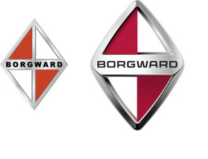 Borgward. Logo. Falta o automóvel