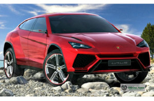 Projeção do Lamborghini Urus