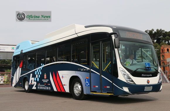 Ônibus Marcopolo movido a hidrogênio roda em São Paulo