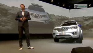 Laurens van de Acker, designer chefe da Renault, apresentou o Alaskan
