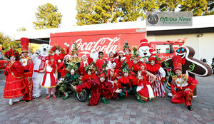 Caravana de Natal da Coca-Cola estará em São Paulo no domingo