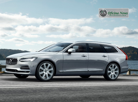 Volvo apresenta perua V90 reestilizada e com muito luxo