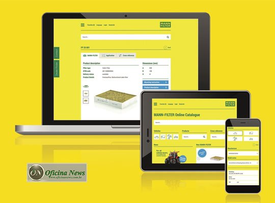 Mann-Filter apresenta novo catálogo de peças online