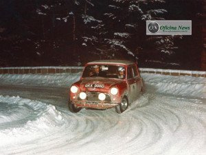 As luzes brancas custaram a desclassificação dos Minis no Monte Carlo Rally de 1966 (Foto Bonhams)