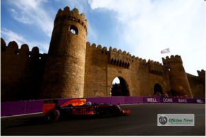 Publicidade na pista e elogios de Ecclestone valorizaram o GP em Baku (Foto Red Bull/Getty Images)