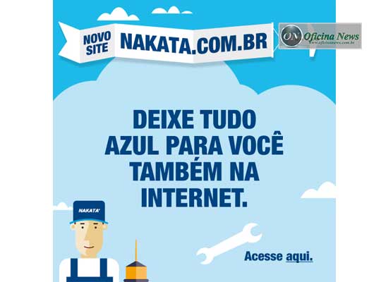 Nakata lança novo site com mais informações e funcionalidade