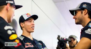 Daniil Kvyat (E) e Carlos Sainz Jr: misturam rpidez com performances irregulares (Getty Images/RBCP)