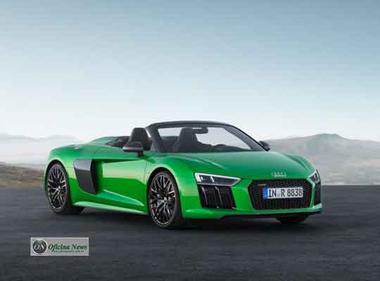 Audi Sport apresenta o novo conversível R8 Spyder V10 plus
