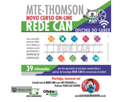 MTE-THOMSON lança curso técnico especializado de Rede CAN