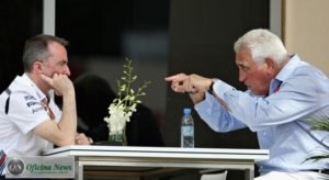 Paddy Lowe (E) e Lawrence Stroll: relação entre a equipe e o canadense deteriorou-se em 2018 (Williams)