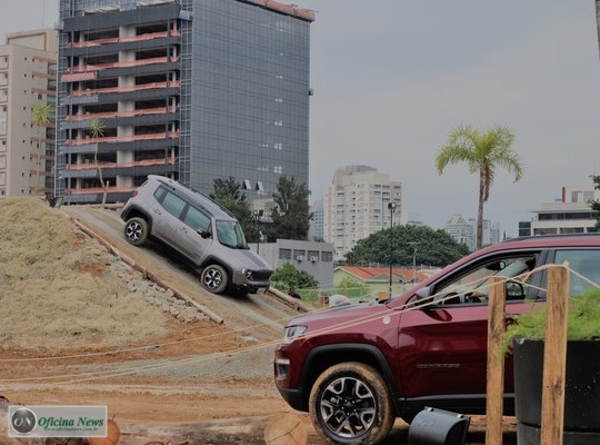 Jeep monta arena off-road para seus clientes em São Paulo