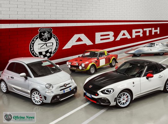 Abarth celebra seus 70 anos com nova linha comemorativa