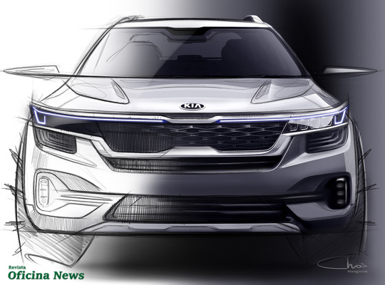 Kia revela as primeiras imagens do seu novo SUV compacto