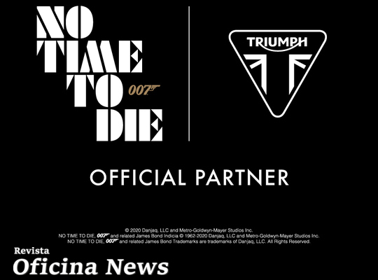 Triumph Motorcycles anuncia parceria com filme de James Bond