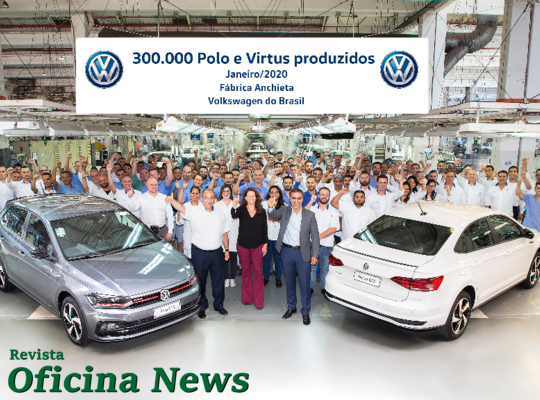 Volkswagen celebra 300 mil unidades do Polo e do Virtus