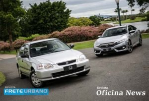 Honda comemora seu primeiro modelo nacional no dia do automóvel  