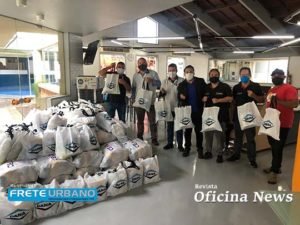 Dana promove campanha solidaria e distribui nove toneladas de alimentos