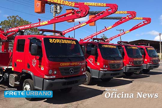 Caminhões Mercedes-Benz Accelo atuam no Corpo de Bombeiros