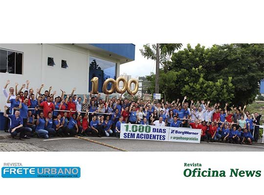 BorgWarner comemora três anos sem acidentes na fábrica