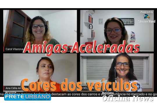 Programa Amigas aceleradas: cores de veículos