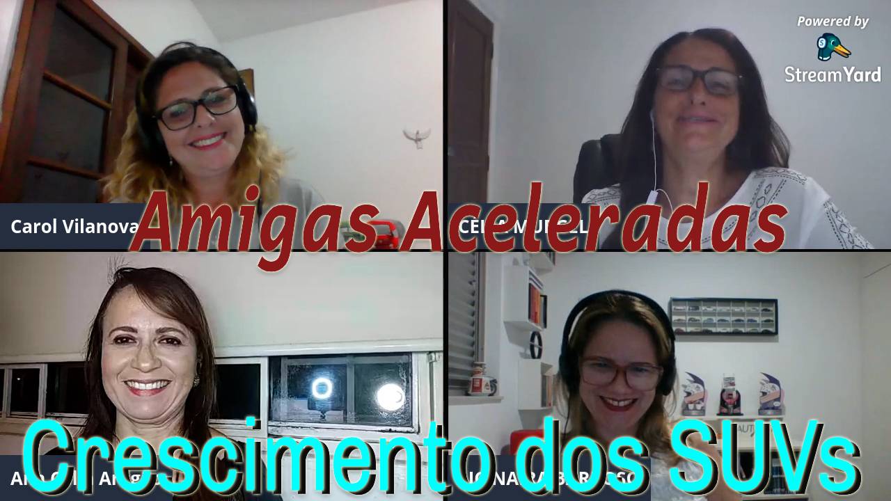 Crescimento dos SUVs em Amigas Aceleradas