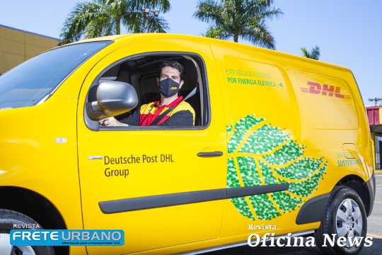 Transportadora DHL faz distribuição com Renault Kangoo elétrico