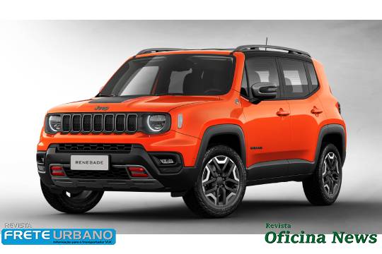 Teaser do Novo Jeep Renegade mostra nova grade e lanternas