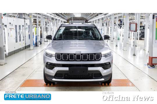 Jeep Compass registra a marca de 400 mil unidades produzidas