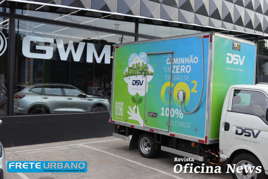 GWM distribui peças para a rede com caminhões elétricos