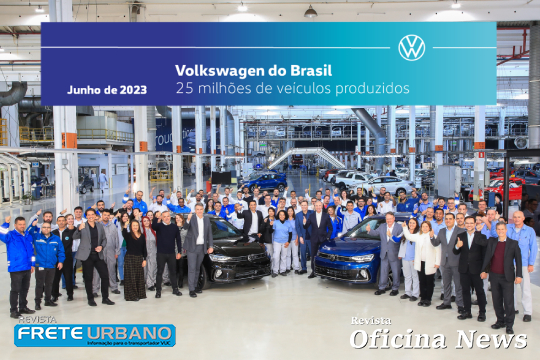 Volkswagen do Brasil registra 25 milhões de veículos produzidos 