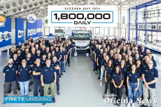 Iveco comemora produção do Daily de número 1,8 milhão