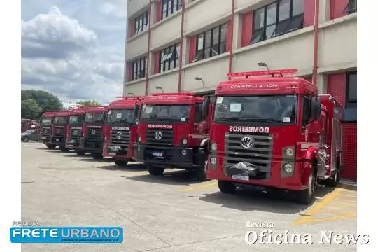 Caminhões Volkswagen completam 10 anos no Corpo de Bombeiros