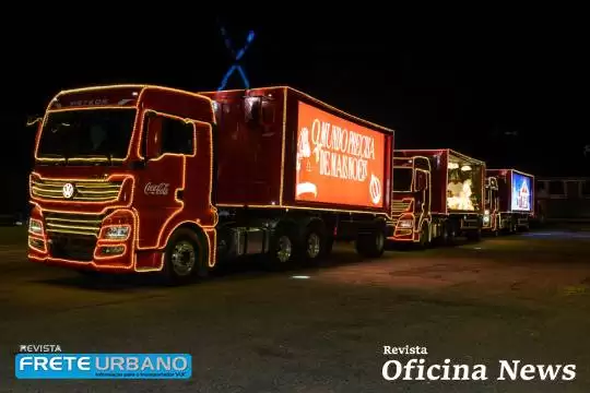 Volkswagen Caminhões participa da Caravana de Natal da Coca-Cola