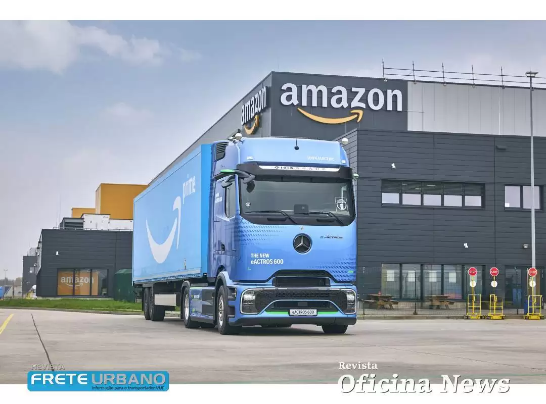 Amazon passa a usar Mercedes-Benz eActros 600 para entregas