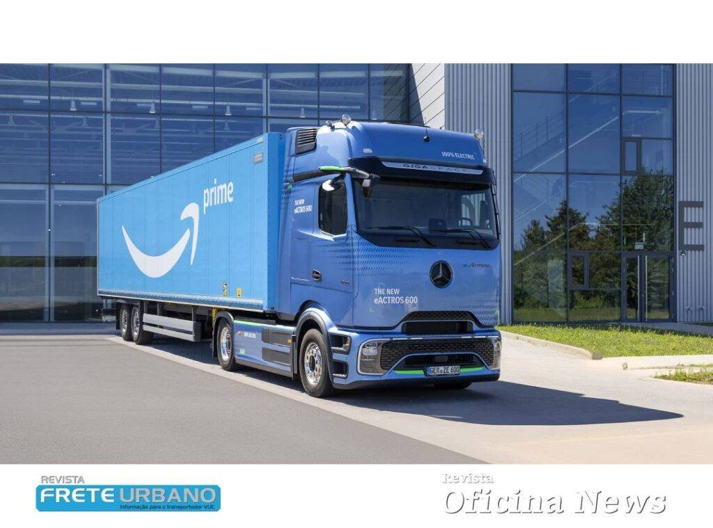 Amazon passa a usar Mercedes-Benz eActros 600 para entregas