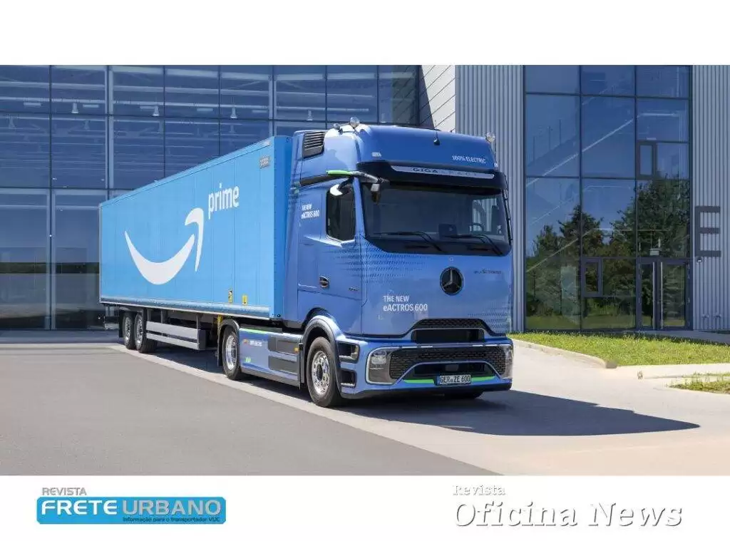 Amazon passa a usar Mercedes-Benz eActros 600 para entregas