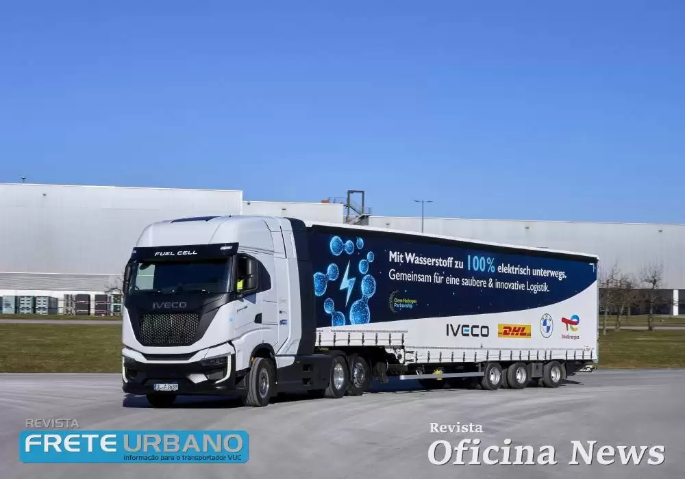 Iveco fornece caminhões S-eWay Fuel-Cell para a BMW para projeto