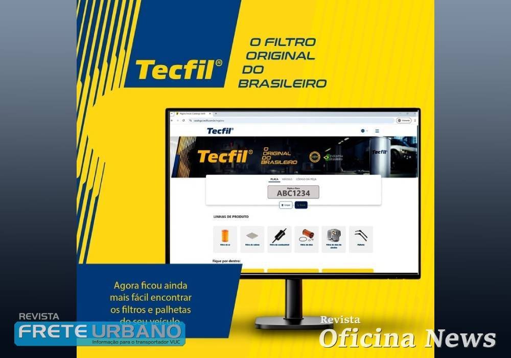 Tecfil reforça catálogo de peças digital com funcionalidades