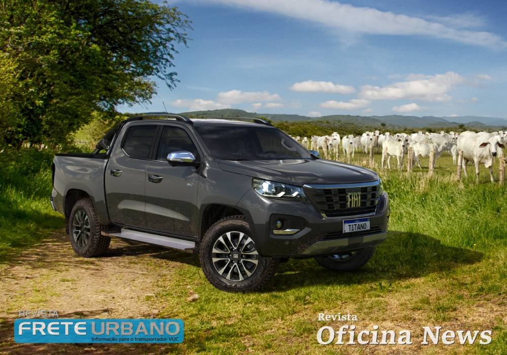 Fiat Titano 2026 chega com motor mais potente e pacote ADAS