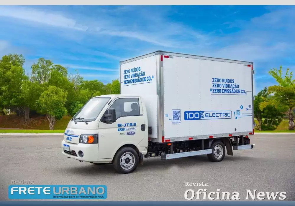 JAC E-J T3,5 chega como novo VUC elétrico para distribuição urbana