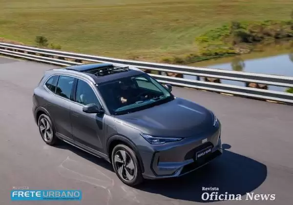 Geely EX5 chega ao Brasil com até 413 km de autonomia e IA