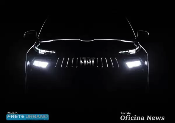 Fiat apresenta novo visual da Toro 2026 com teaser oficial