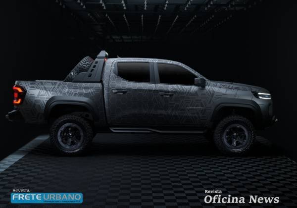 Ram Dakota Nightfall Concept antecipa nova picape média para 2026