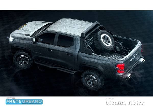 Ram Dakota Nightfall Concept antecipa nova picape média para 2026