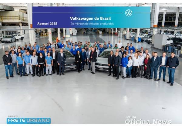 Volkswagen alcança 26 milhões de veículos produzidos no Brasil