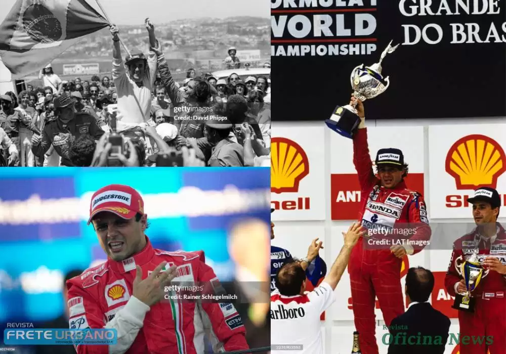 Getty Images celebra Fórmula 1 com fotos icônicas do GP do Brasil