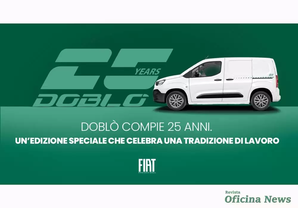 Fiat Doblò completa 25 anos na Europa com edição de aniversário